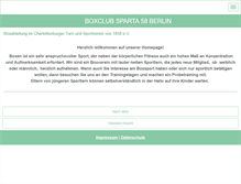 Tablet Screenshot of bc-sparta58.de
